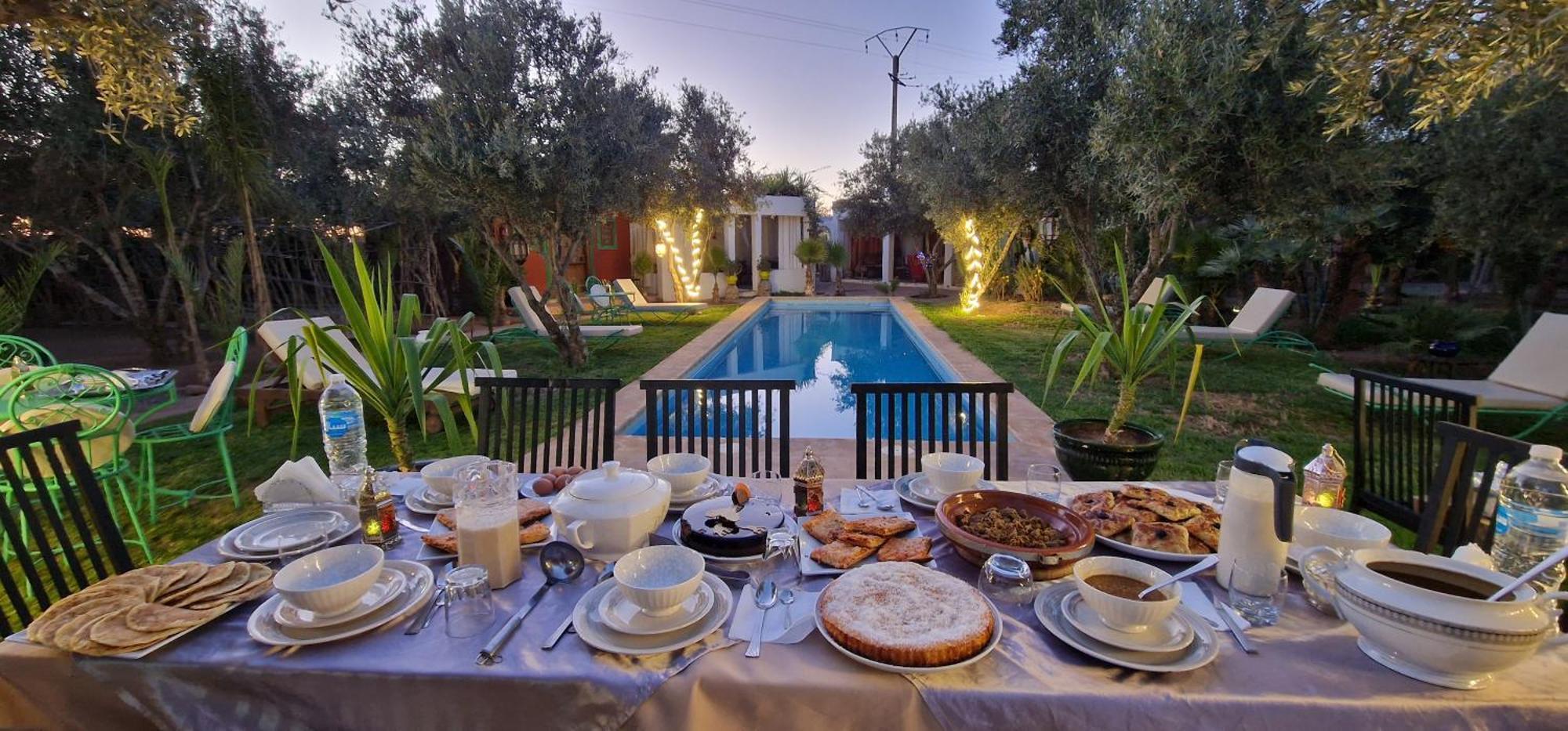 Manzal Lahbab, 2Villas 2Bungalows 2Piscines Et Jardins Ouled Jelal Eksteriør bilde